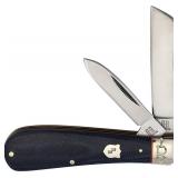 ROUGH RYDER RR2346 BLUE JEAN HALF HAWK KNIFE