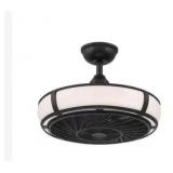 Home Decorators 21 " Ceiling Fan Tuilene Black