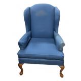 Blue Estate Queen Anne Chair