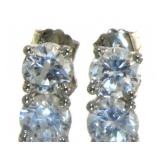 14kt Gold Brilliant 3/4 ct Diamond Stud Earrings