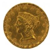 1851 Liberty Head $2.50 Gold Quarter Eagle