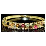 Natural 10.50 ct Tourmaline Cuff Bracelet