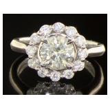 14kt Gold 1.86 ct Round Brilliant Diamond Ring