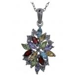 Genuine 2.00 ct Gemstone & Diamond Necklace