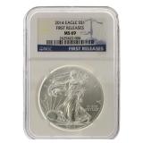 2014 MS69 American Eagle Silver Dollar