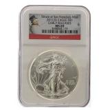 2011-S MS69 American Eagle Silver Dollar