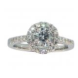 14k Gold 1.28 ct Round Brilliant Diamond Ring