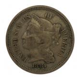 1881 Liberty Three Cent Nickel