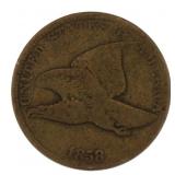 1858 Flying Eagle Copper Cent *Last Year