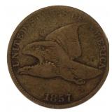 1857 Flying Eagle Copper Cent *1st Year