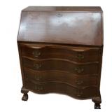 Mahogany Drop Front Secretary Desk