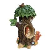 Solar Nutty Squirrel Tree House