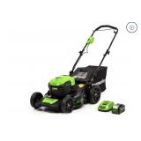 Greenworks 21 " Cut 40 Volt Lithium Mower