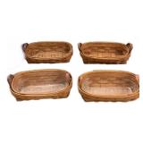 (4) Longaberger Baskets