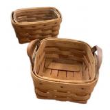 (2) Longaberger Baskets