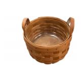 Lined Longaberger Basket