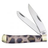 FROST CUTLERY FSW108LS TRAPPER LEOPARD PRINT RESIN