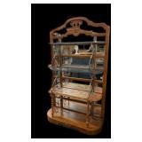 Estate Mirror Back Bakers Rack