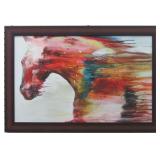 Contemporary Horse On Canvas