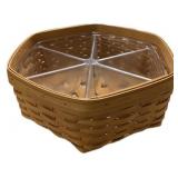 6 Sided Lined Longaberger Basket