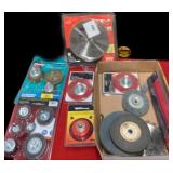 Lot Deal Saw Blades, Grinders