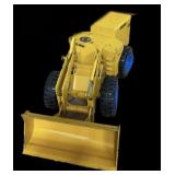 Yellow Clark Metal Backhoe