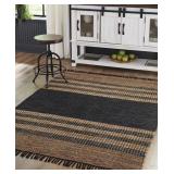 Ashley R403882 Zoran Black/Brown Casual Rug