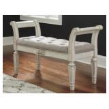 Ashley A3000117 Antique White Accent Bench