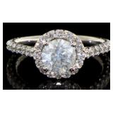 14kt Gold 1.58 ct Round Brilliant Diamond Ring