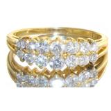 14kt Gold Brilliant 1.00 ct Diamond Ring