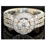 14kt Gold 1.71 ct Round Brilliant Diamond Ring