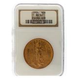 1924 Saint Gaudens MS62 $20.00 Gold Double Eagle