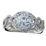 14kt Gold 1.60 ct Brilliant Round Diamond Ring