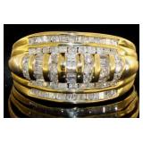 10kt Gold 1.15 ct Brilliant Diamond Designer Ring