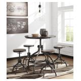 Ashley D284-223 Odium ADJ Height Bar Dining Set