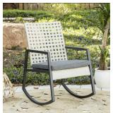 Walker Edison Liza Outdoor Rocking Chair