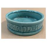 Teal Mccoy Dog Bowl