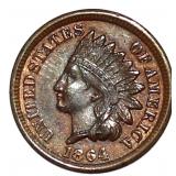 1864 Indian Head Copper Cent *High Grade