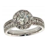 14kt Gold 1.67 ct Round Diamond Ring