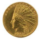 1932 Indian Head $10.00 Gold Eagle