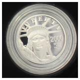 2000 $25 Platinum Coin