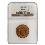 1932 MS62 Indian Head $10.00 Gold Eagle