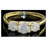 10kt Gold 1.00 ct  Brilliant Diamond Ring