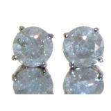 10kt Gold 1.00 ct Diamond Stud Earrings