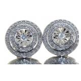 Round Brilliant Large Diamond Earrings