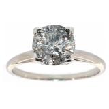 14k Gold 1.84 ct Round Brilliant Diamond Ring