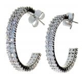 Swarovski Crystal Brilliance Fashion Hoop Earrings