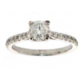 14k Gold 1.05 ct Round Brilliant Diamond Ring