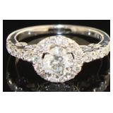 14kt Gold 1.34 ct Round Brilliant Diamond Ring