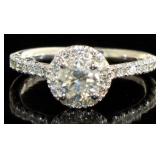 14kt Gold 1.17 ct Round Brilliant Diamond Ring